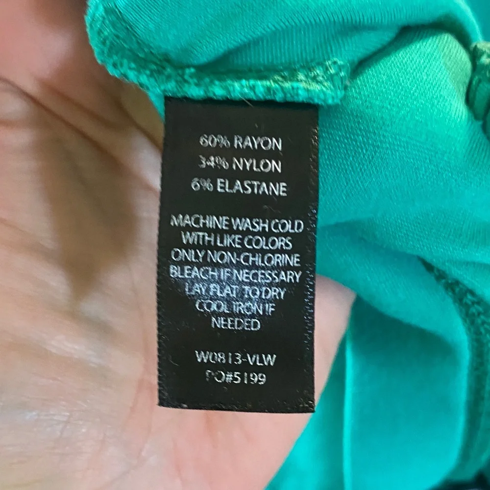 Betabrand Sassiest Crop Pant Green Skirt Overlay Size M. - Picture 10 of 10